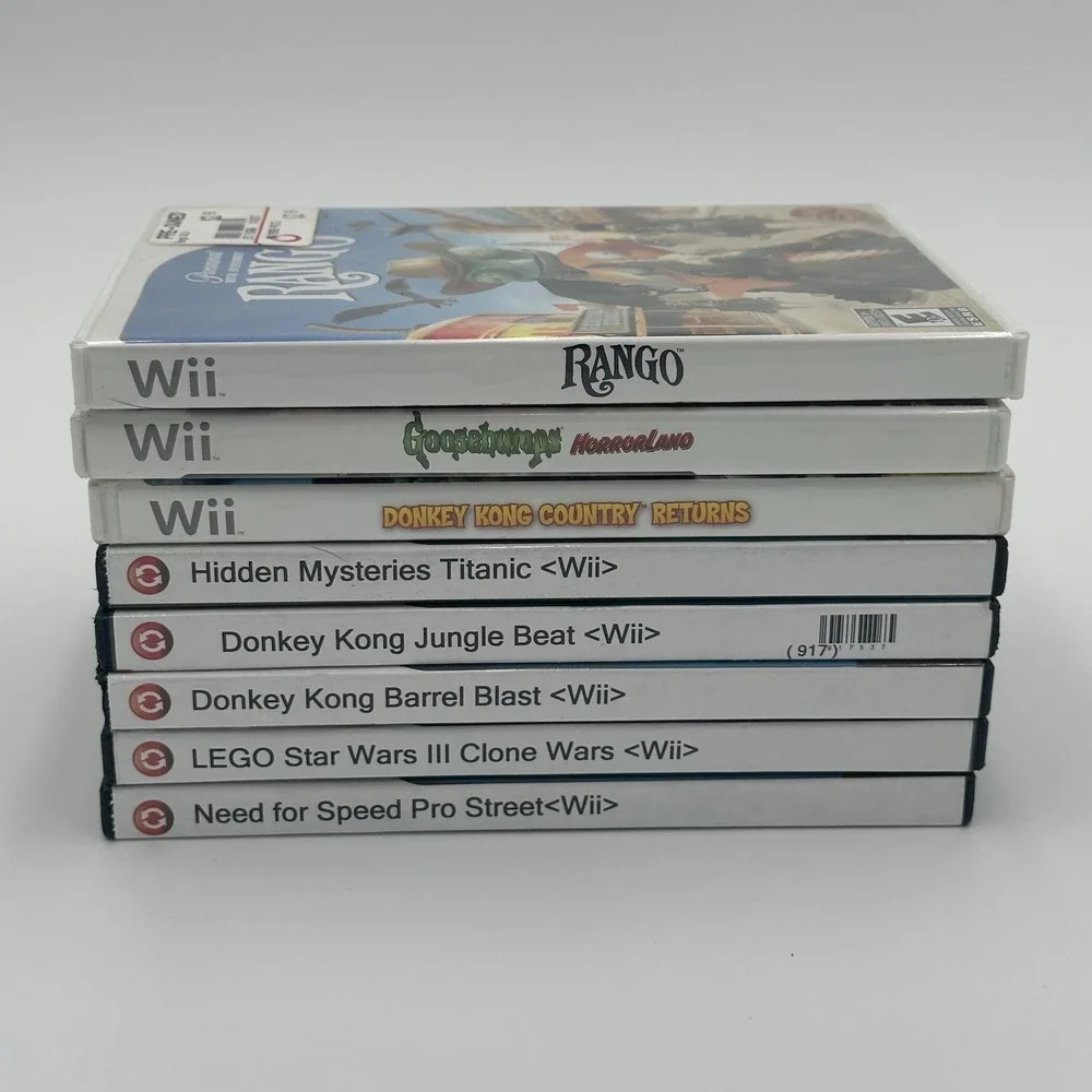 Nintendo Wii Console Bundle - 8 Games - 2 Controllers - Accessories RLV-001 - Picture 6 of 11